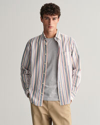 Camisa Oxford Archive às riscas regular fit 