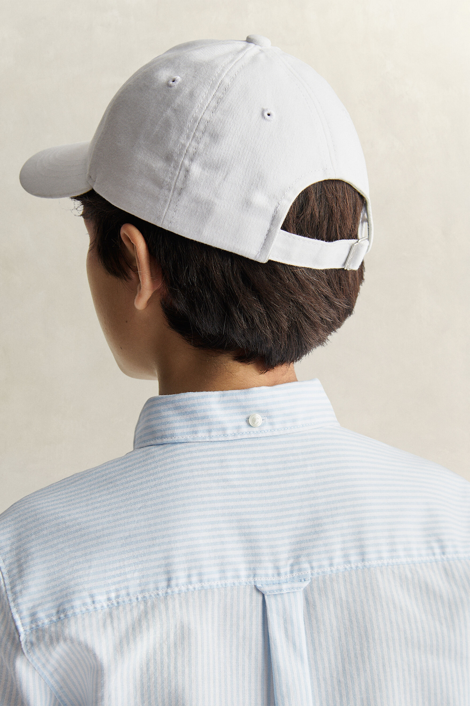 Camisa Oxford às riscas Teen Boys