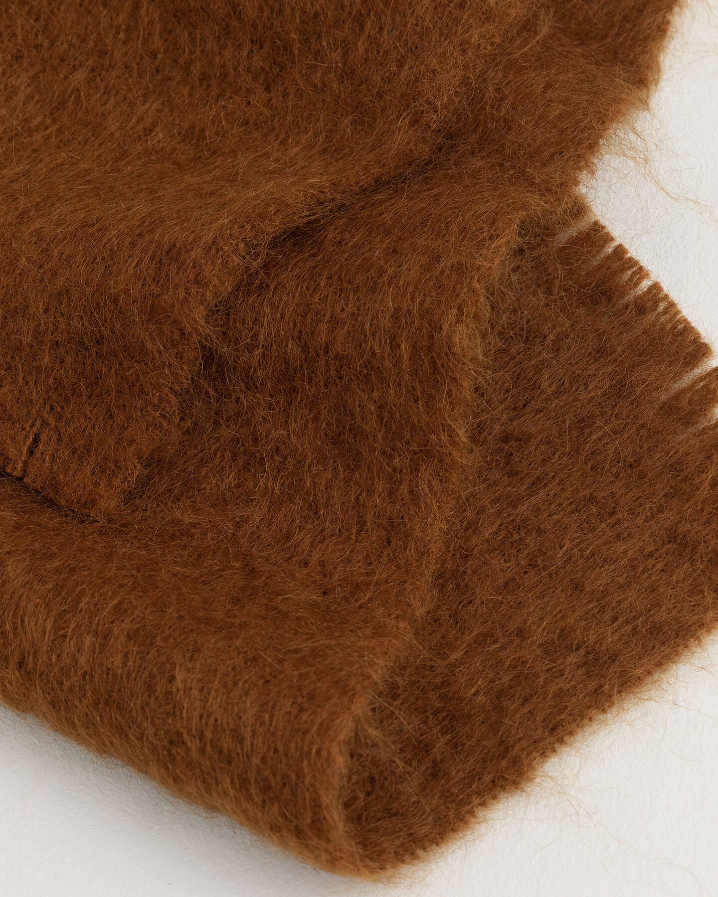 Manta decorativa em lã e mohair