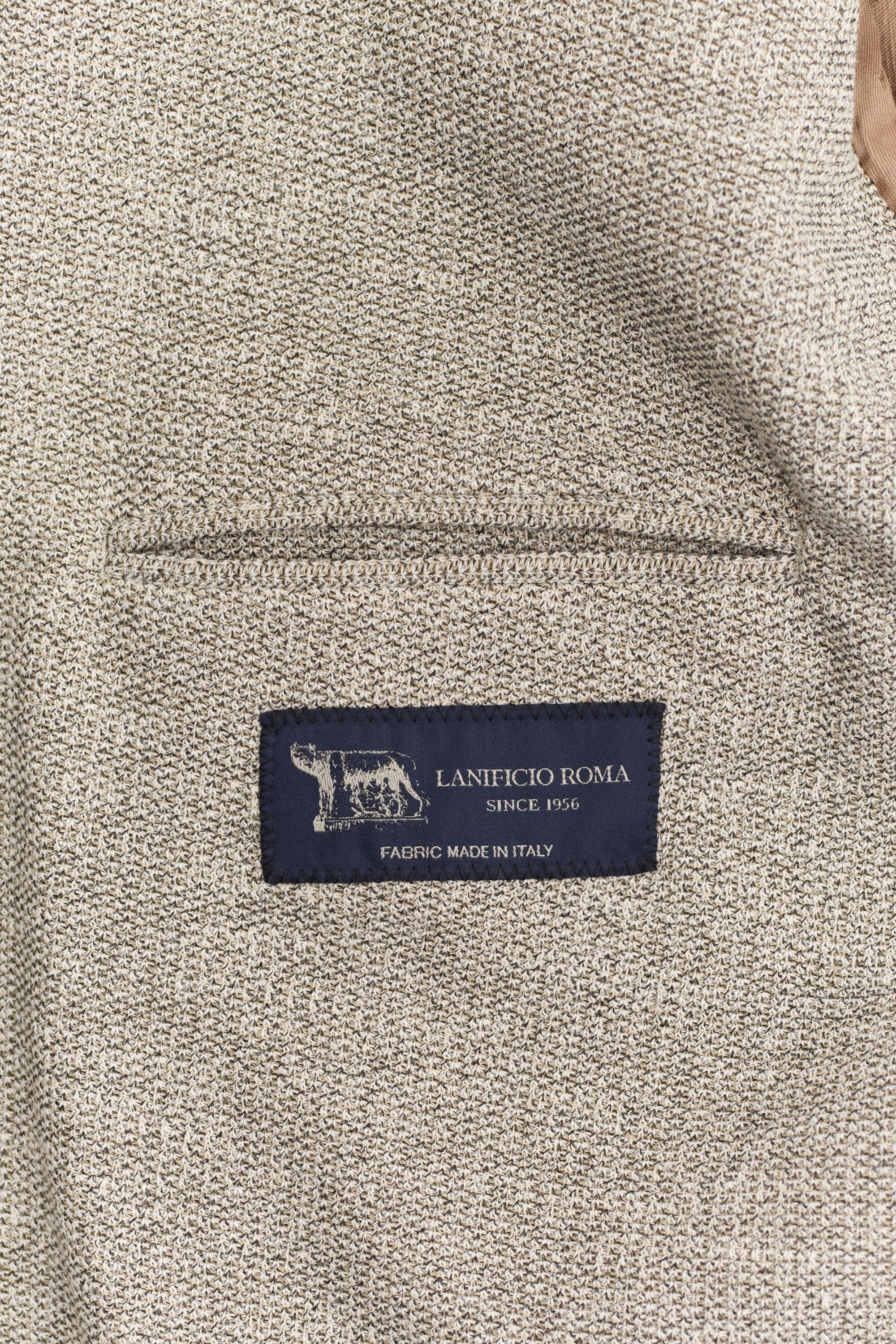 Blazer em malha jersey