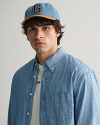 Camisa em chambray relaxed fit