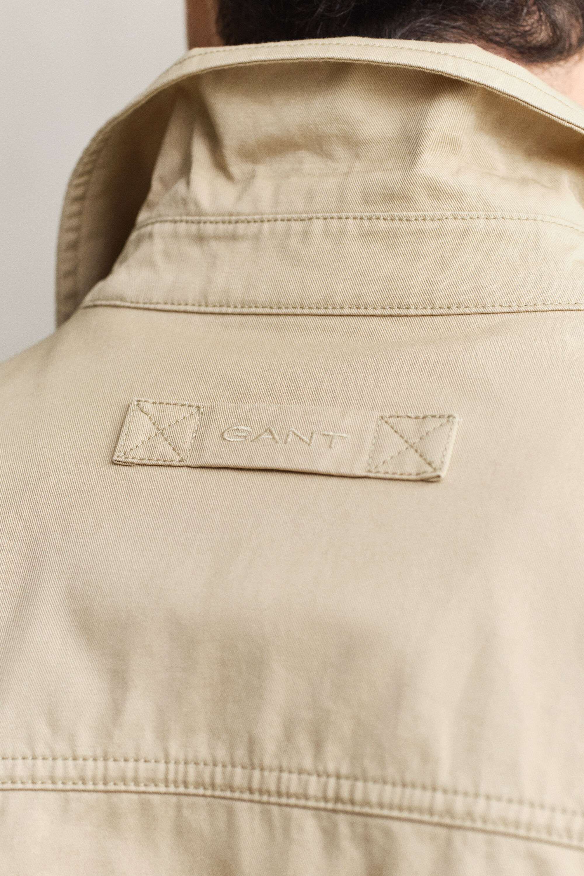 Casaco Windcheater em algodão