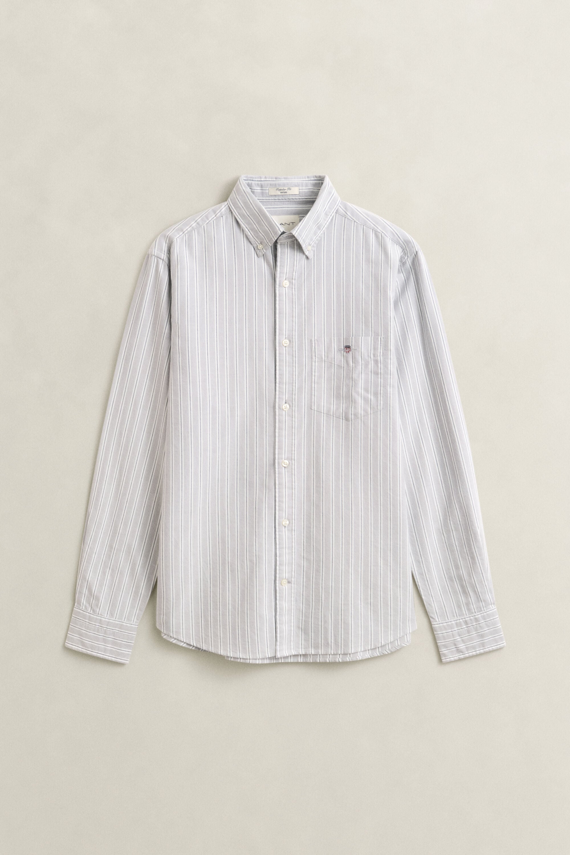Camisa Oxford às riscas Classic