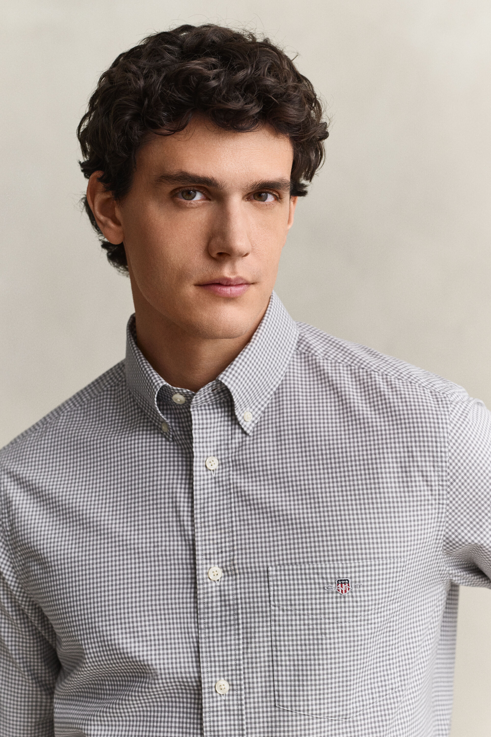 Camisa em popelina Gingham Classic