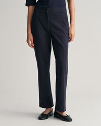 Calças cigarette em jersey