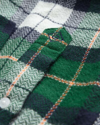 Camisa em padr&atilde;o xadrez Texture relaxed fit