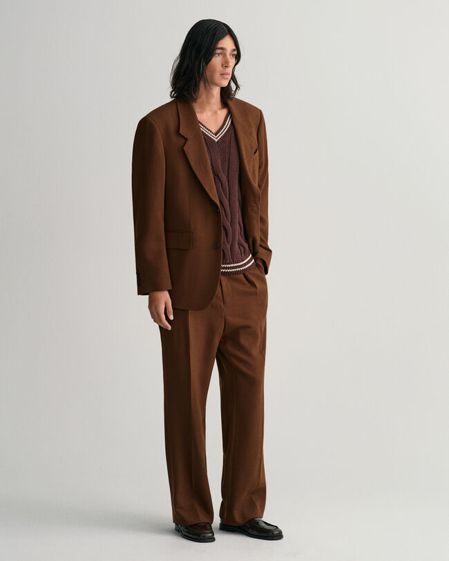 Colete em malha entrançada