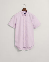 Camisa Oxford de manga curta regular fit