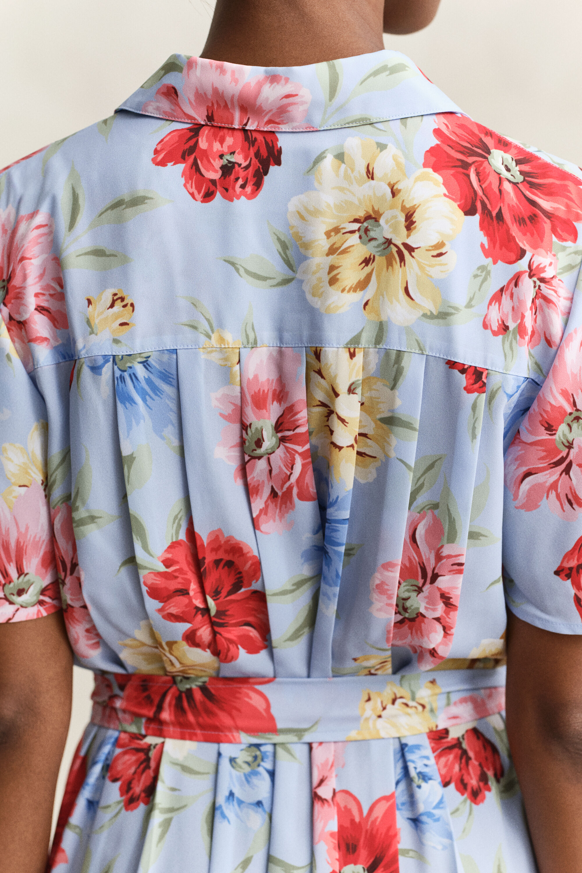 Vestido-camisa Floral