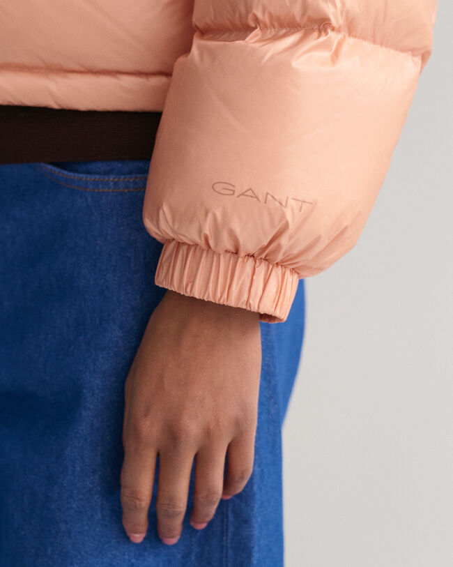 Blusão de penas curto