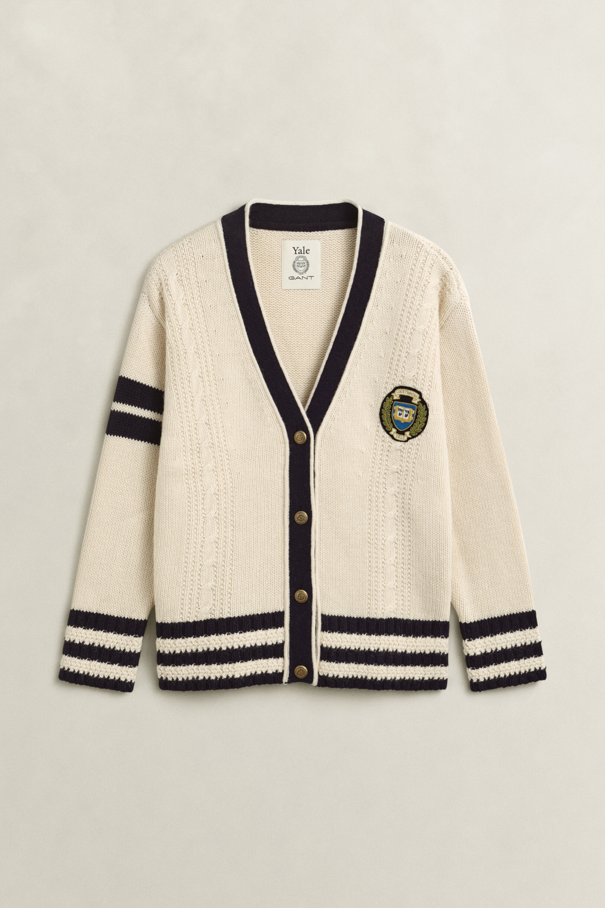 Casaco de malha Varsity Gant x Yale