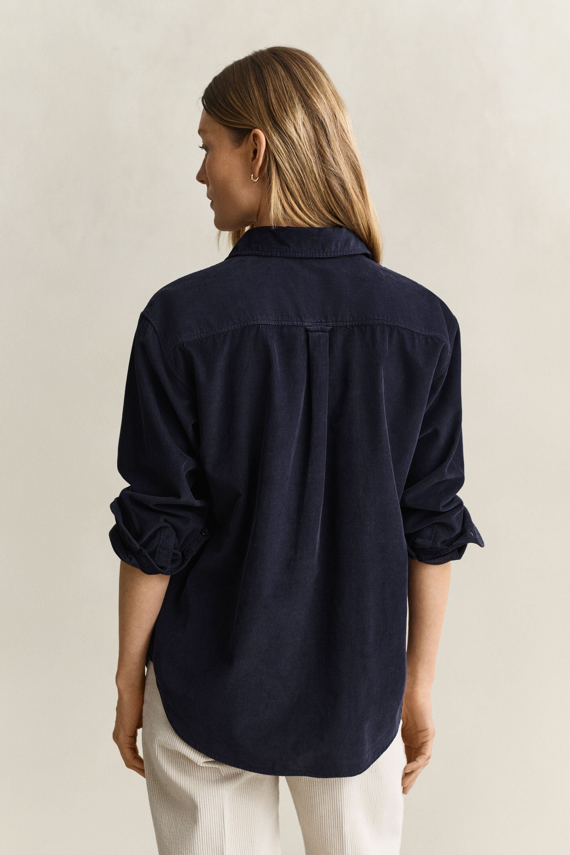 Camisa de bombazina relaxed fit