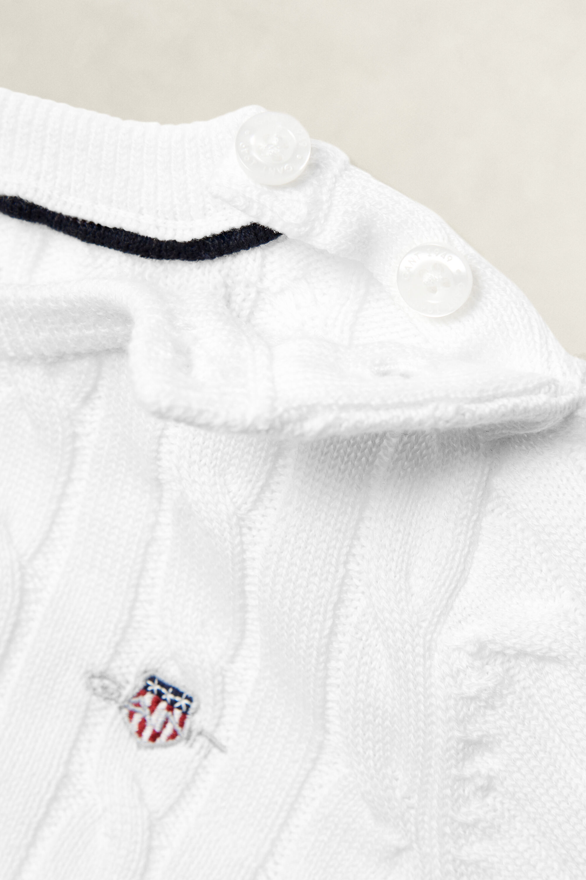 Camisola de malha entrançada Shield Girls