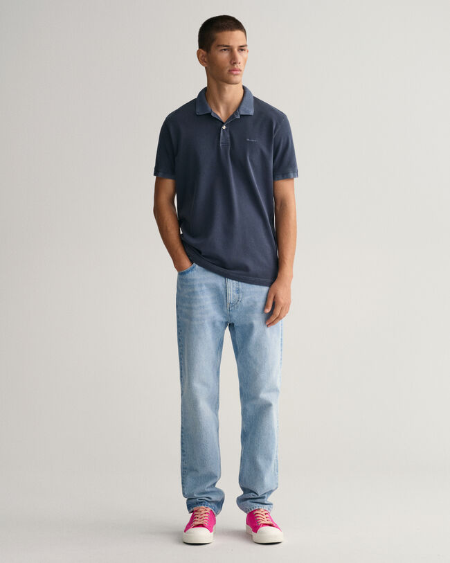 Polo em algodão piqué Sunfaded