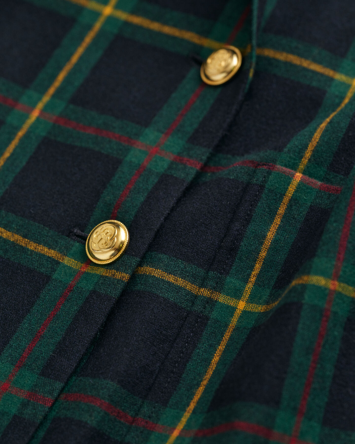 Blazer de fato com padrão de xadrez regular fit