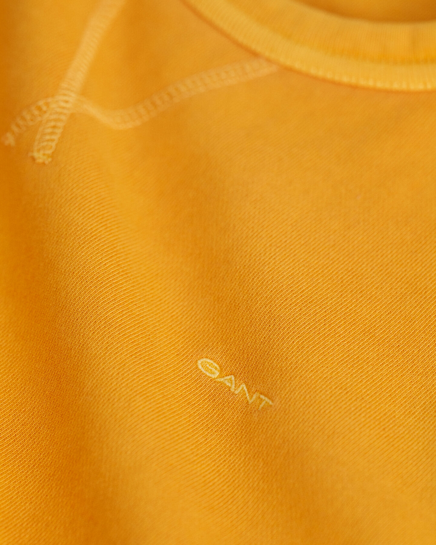 Sweatshirt com decote redondo Sunfaded