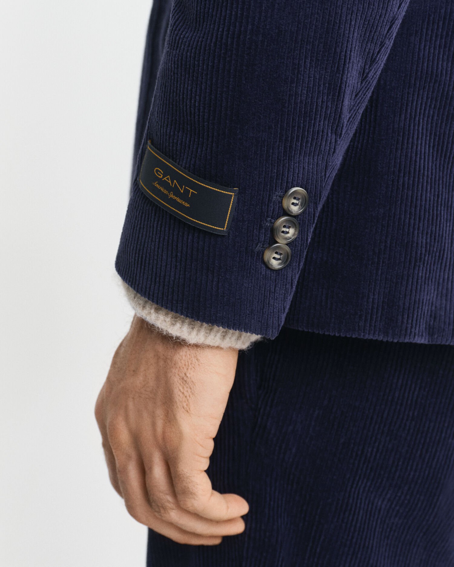 Blazer de bombazina regular fit