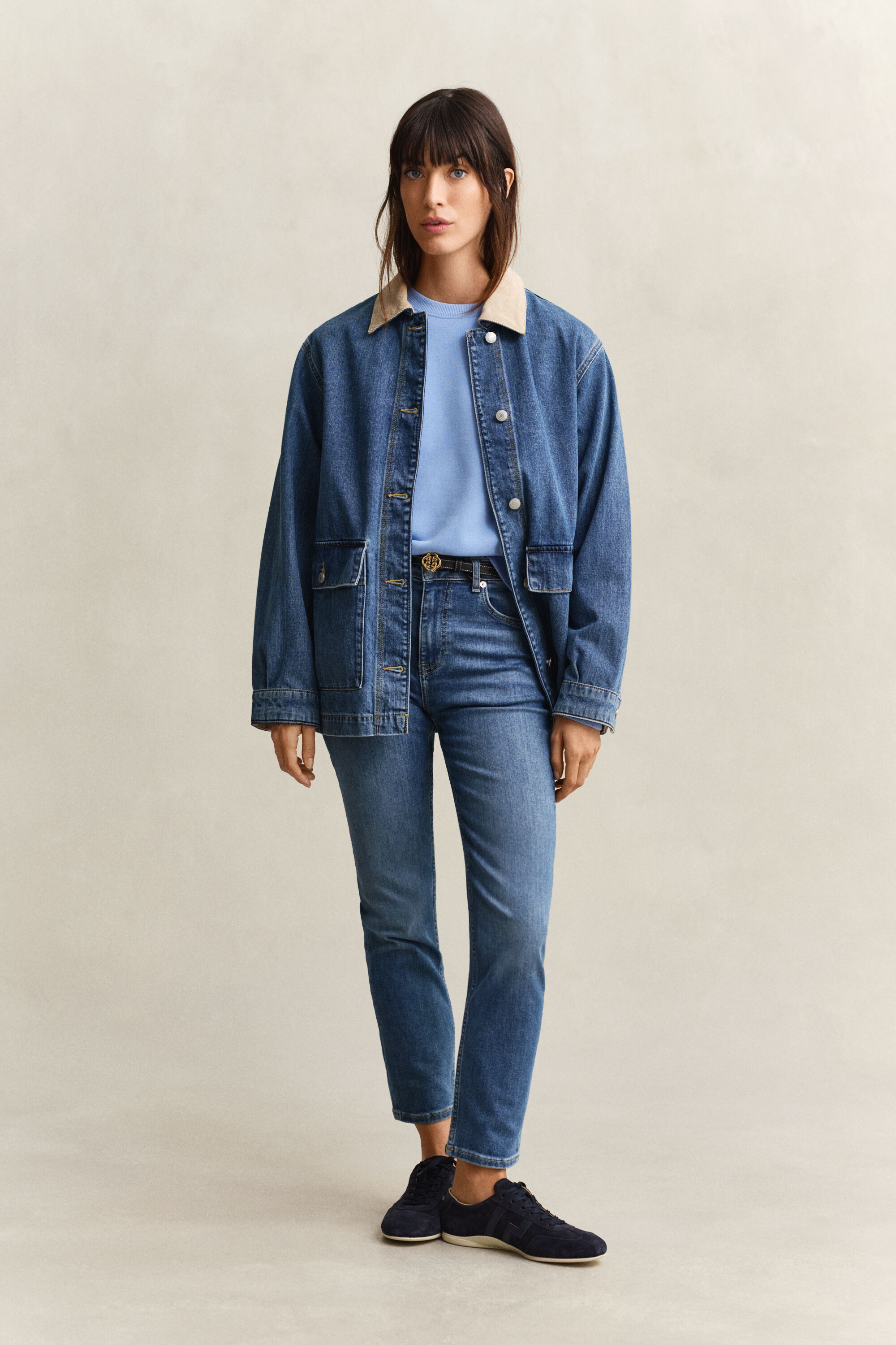 Sweatshirt com decote redondo Shield