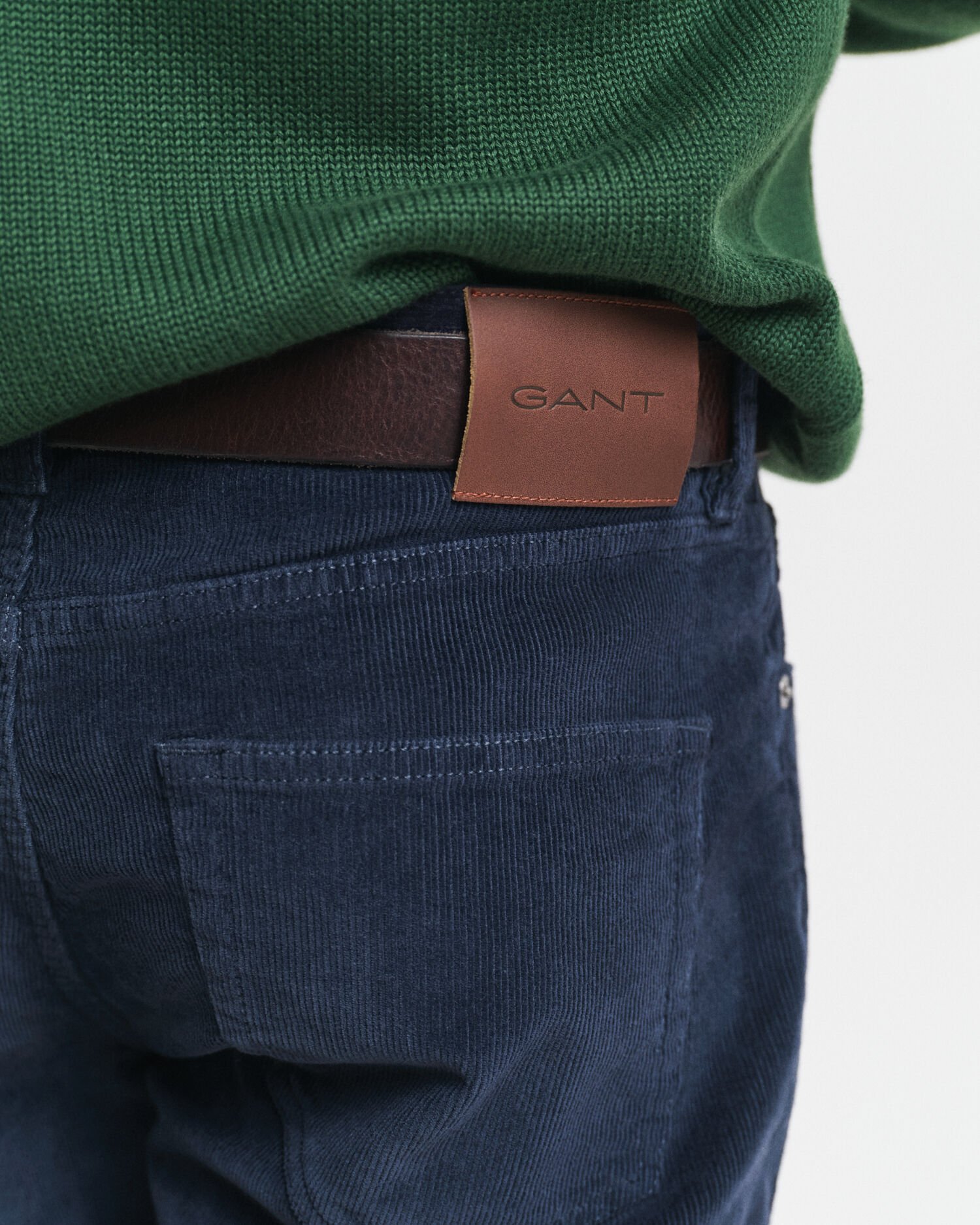 Calças de bombazina slim fit