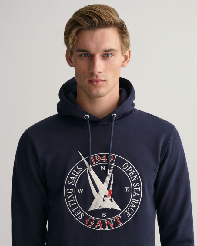 Sweatshirt com capuz Sail Graphic