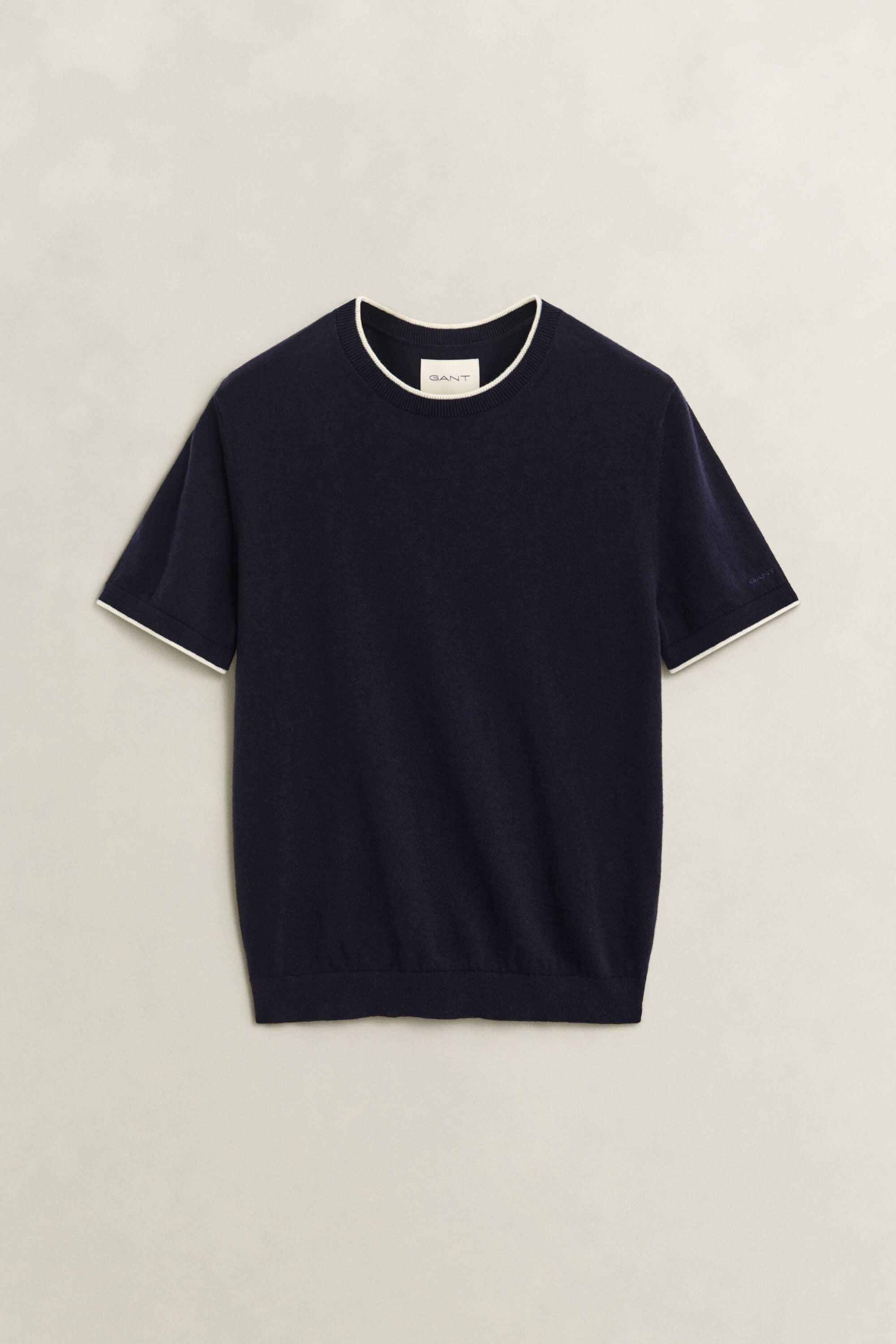 Camisola de malha com manga curta