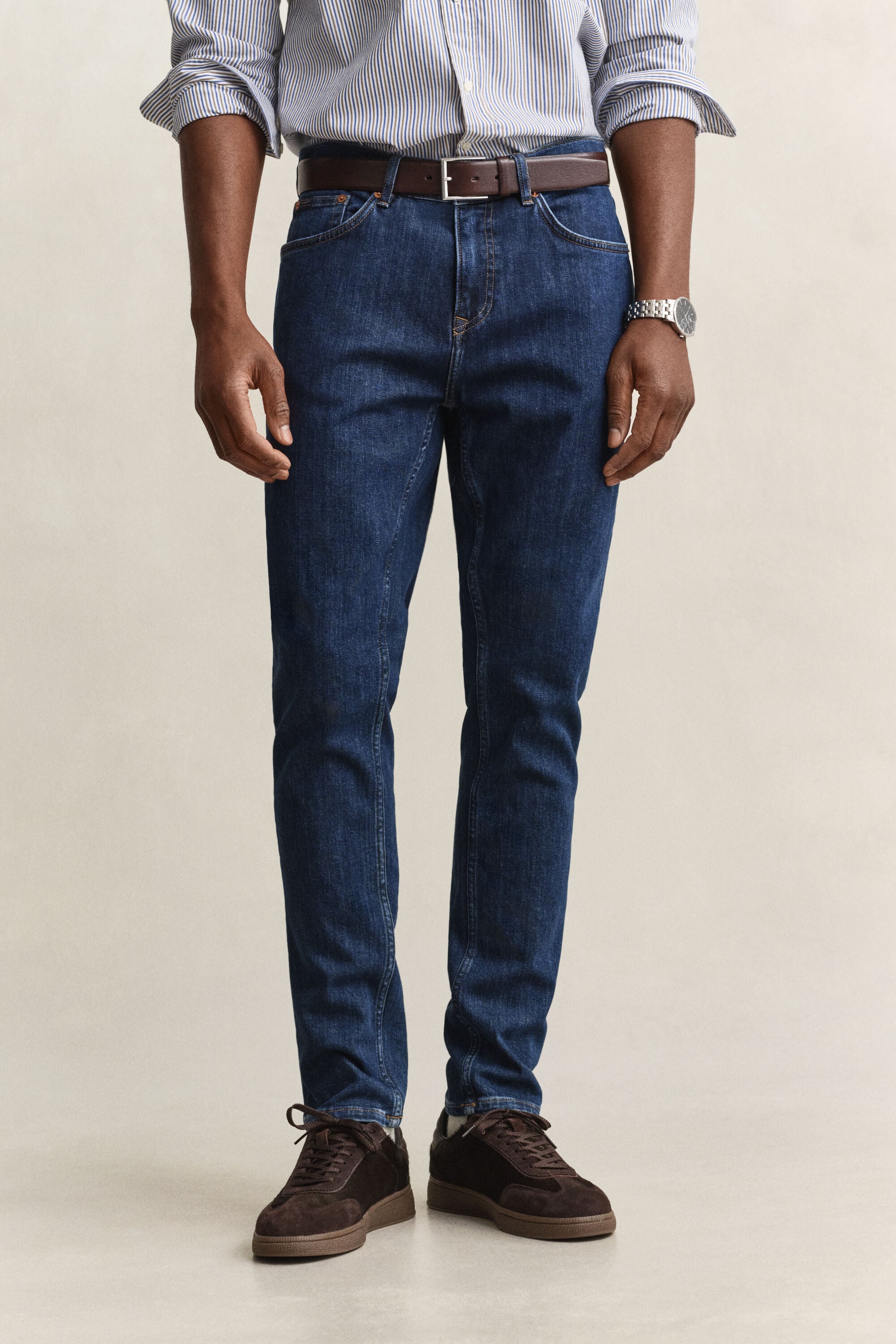 Calças de ganga Clean Wash slim fit