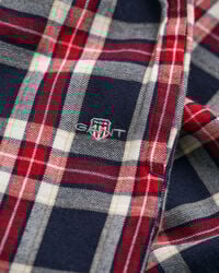 Calças de pijama em flanela com padrão de xadrez Teens