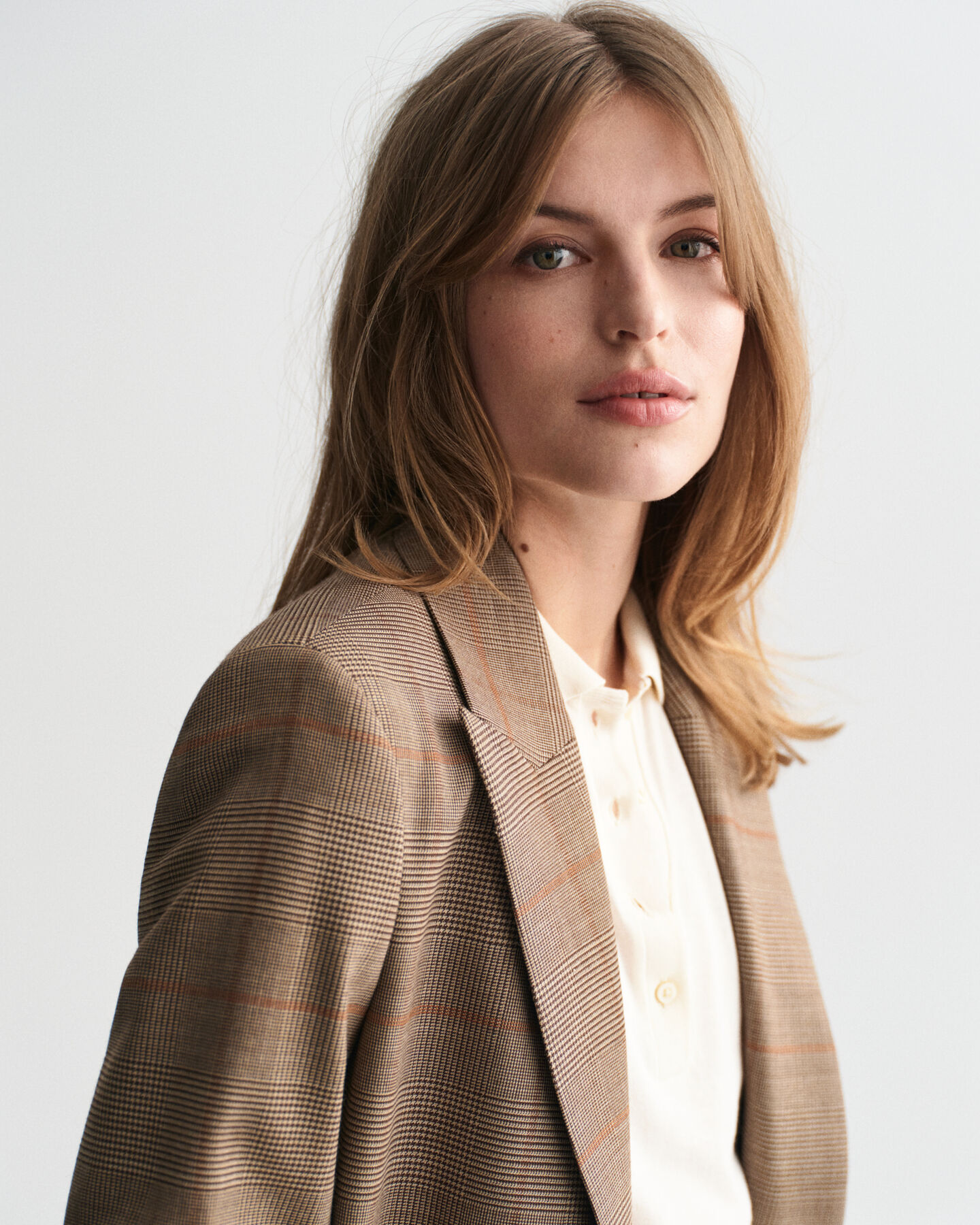 Blazer Club com padrão de xadrez regular fit