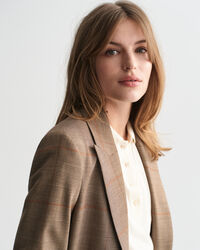 Blazer Club com padrão de xadrez regular fit