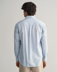 Camisa &agrave;s riscas Seersucker relaxed fit