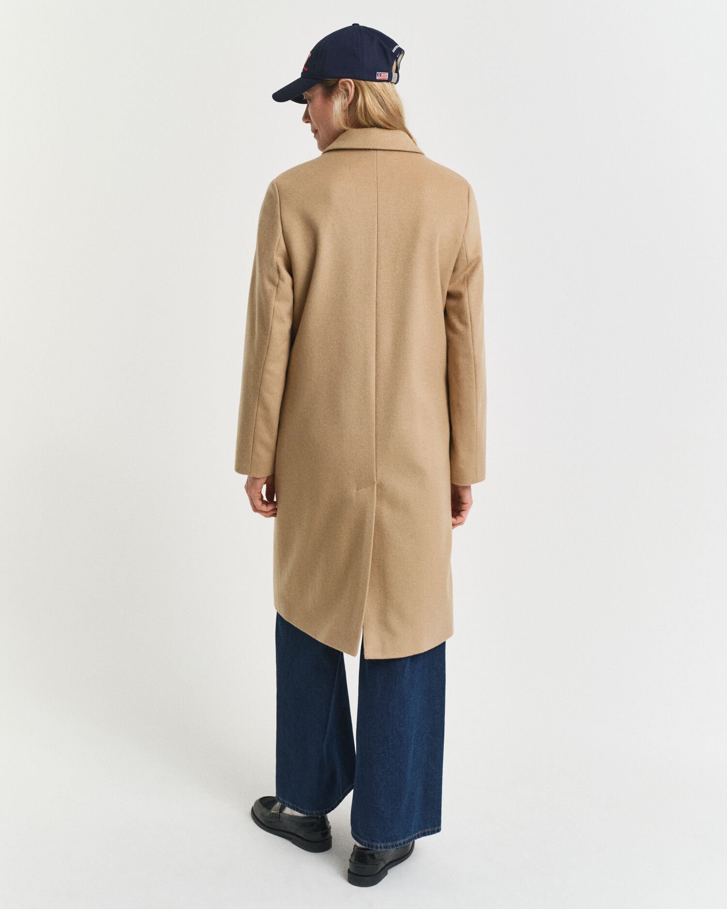 Sobretudo formal em mistura de lã Classic