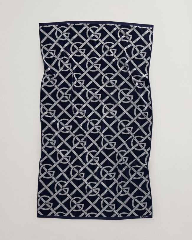 G Patterned Beach Towel