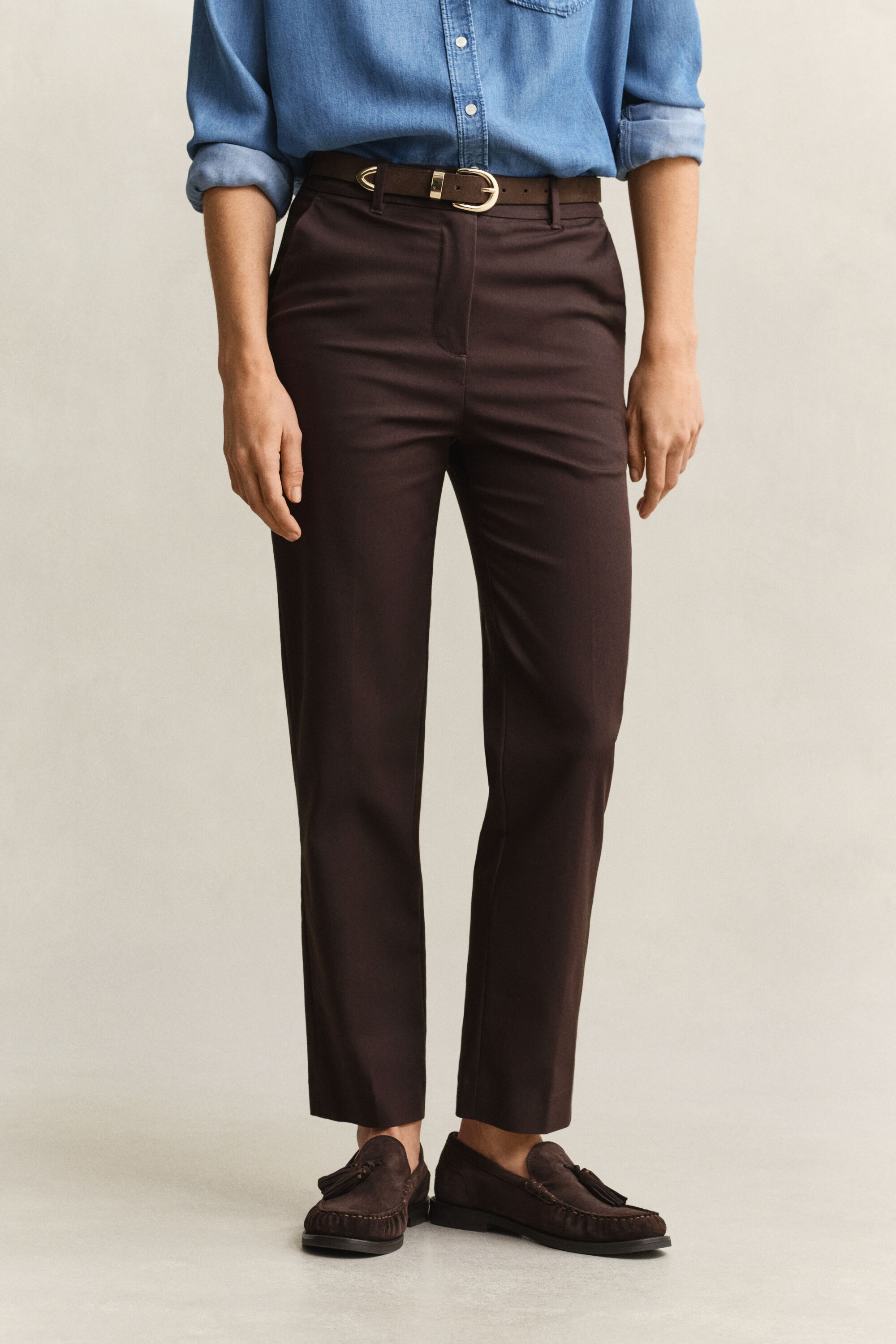 Calças slim fit