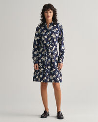 Vestido-camisa com estampado Floral