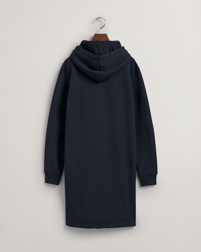 Vestido com capuz Logo