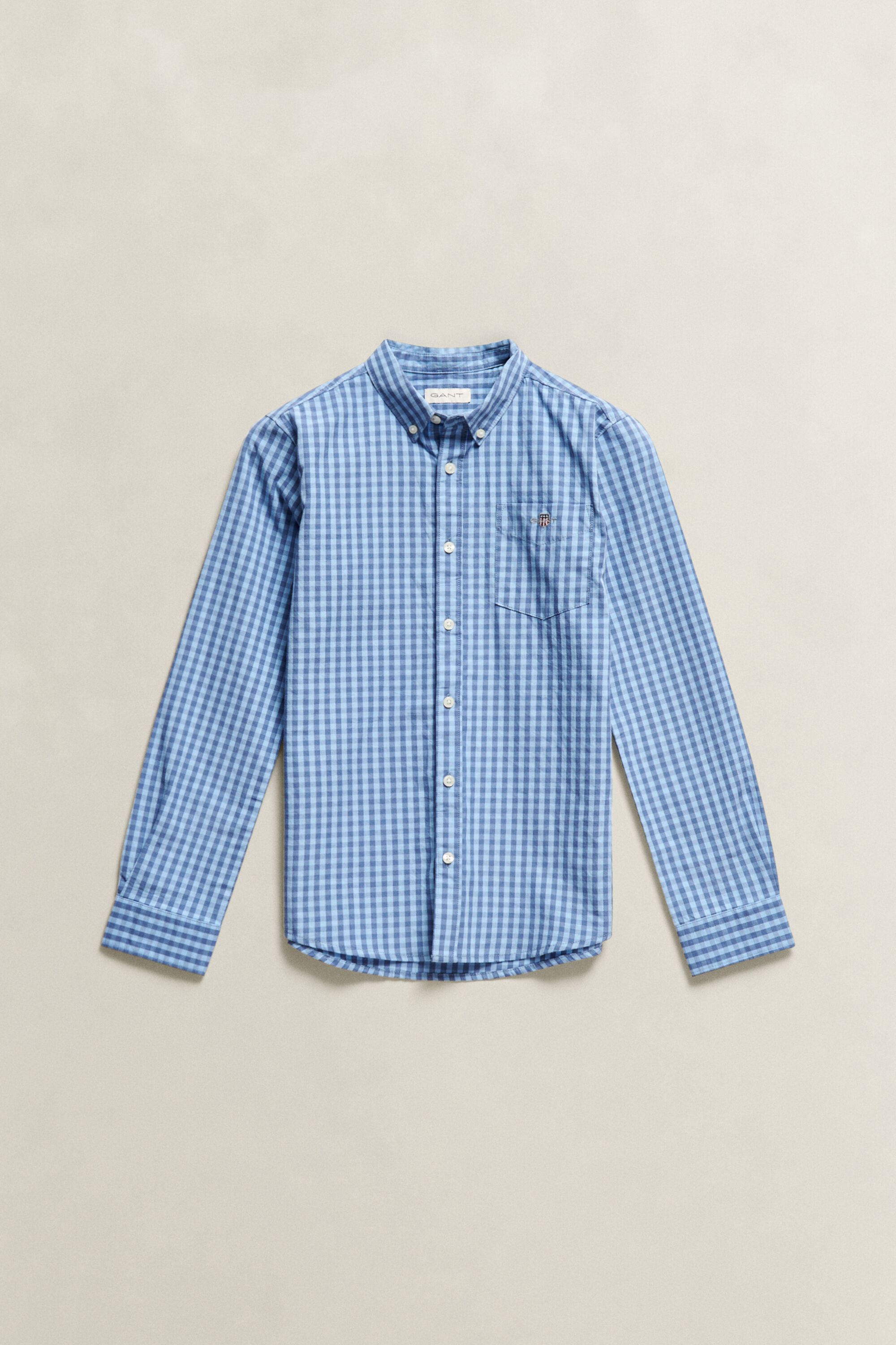 Camisa de popelina Gingham Teen Boys