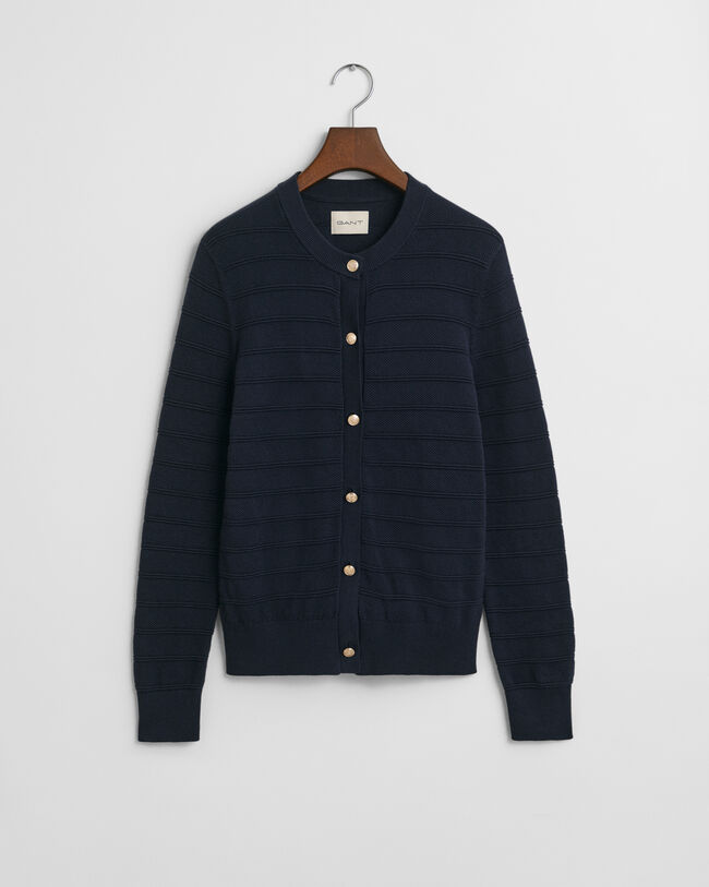 Casaco de malha em algod&atilde;o Texture