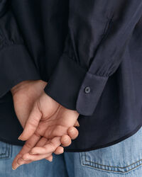 Blusa em seda e algodão