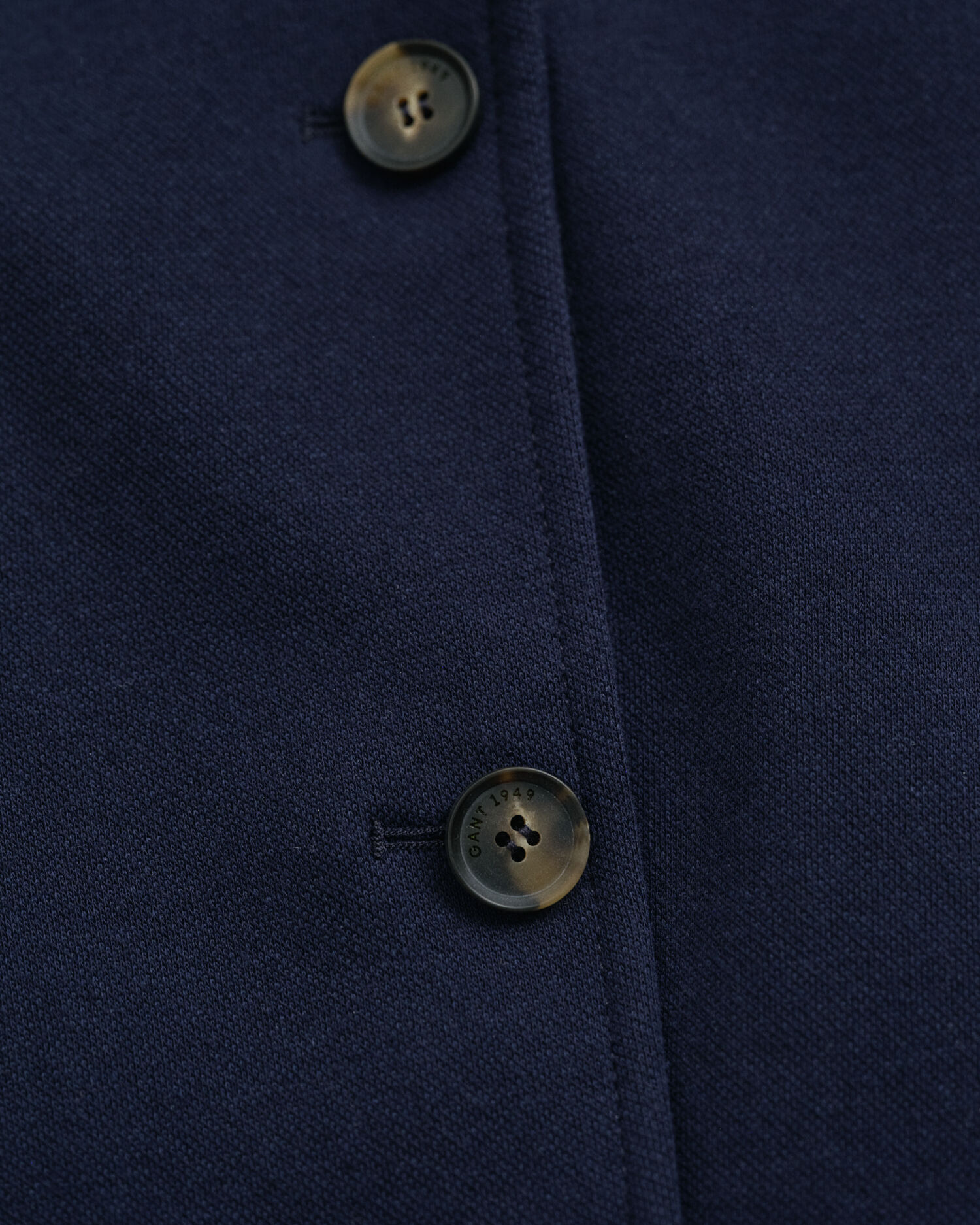 Blazer em algodão piqué