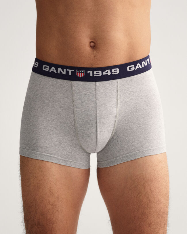 Pack de três boxers com risca larga