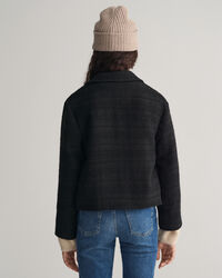 Casaco tipo blazer em tweed