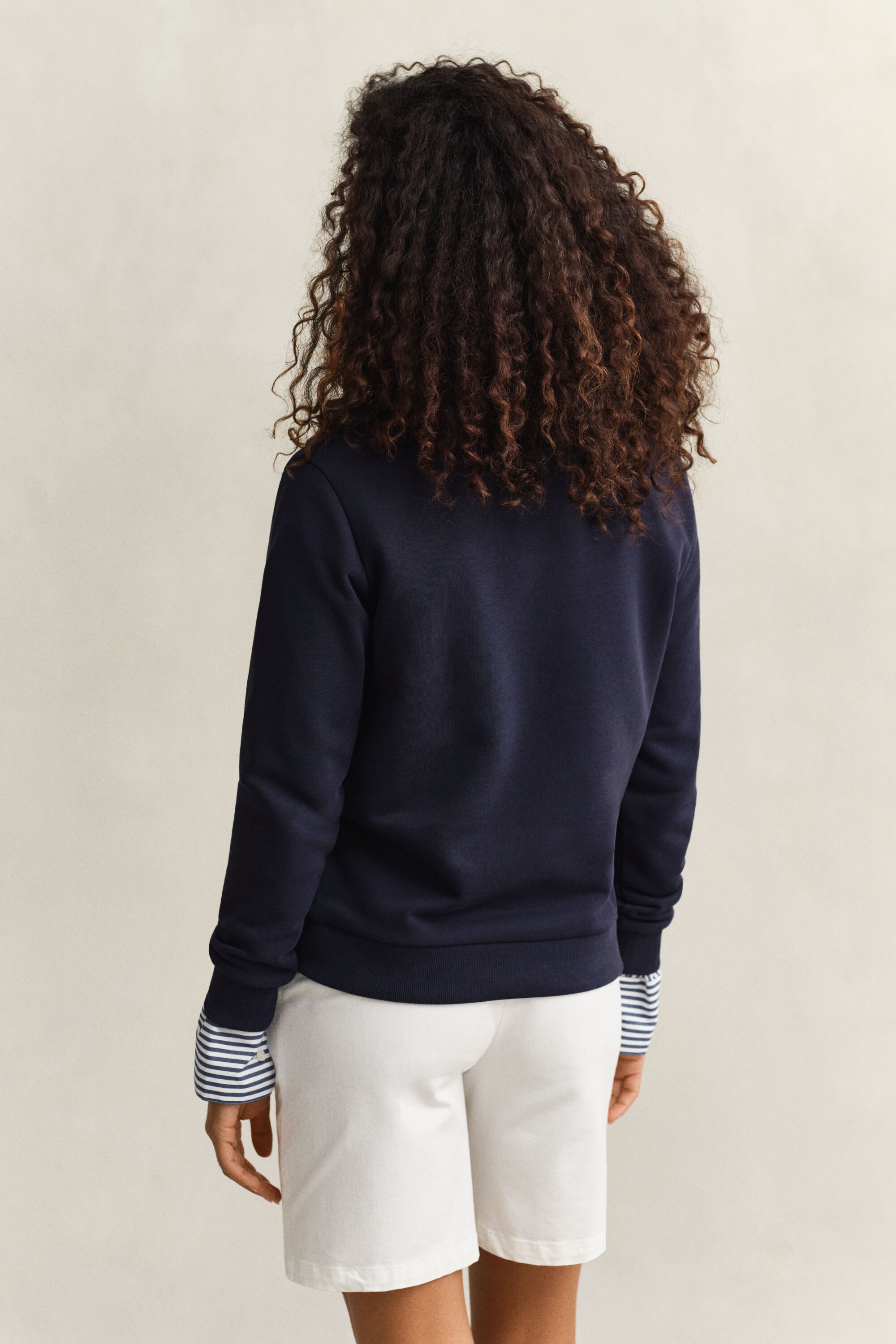 Sweatshirt com decote redondo Tonal Shield