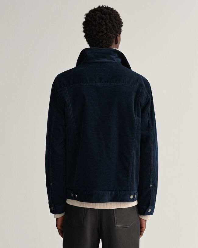 Casaco Trucker de bombazina