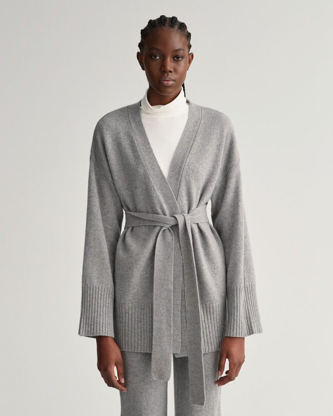 Casaco de malha de trespasse Lounge