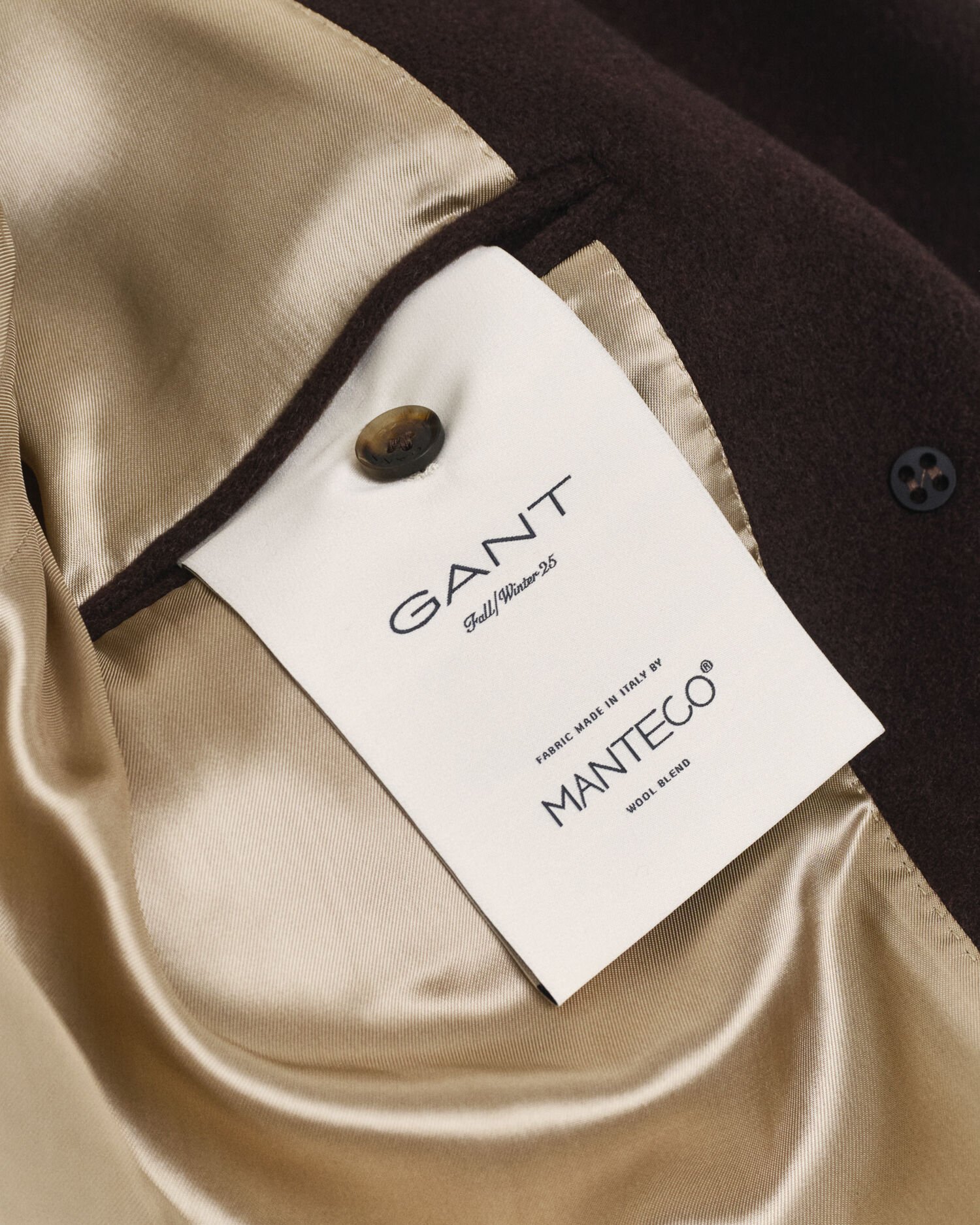 Sobretudo em mistura de lã