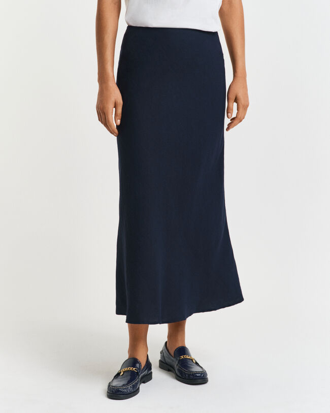 Saia em mistura de linho