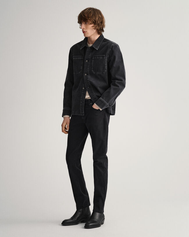 Sobrecamisa em ganga