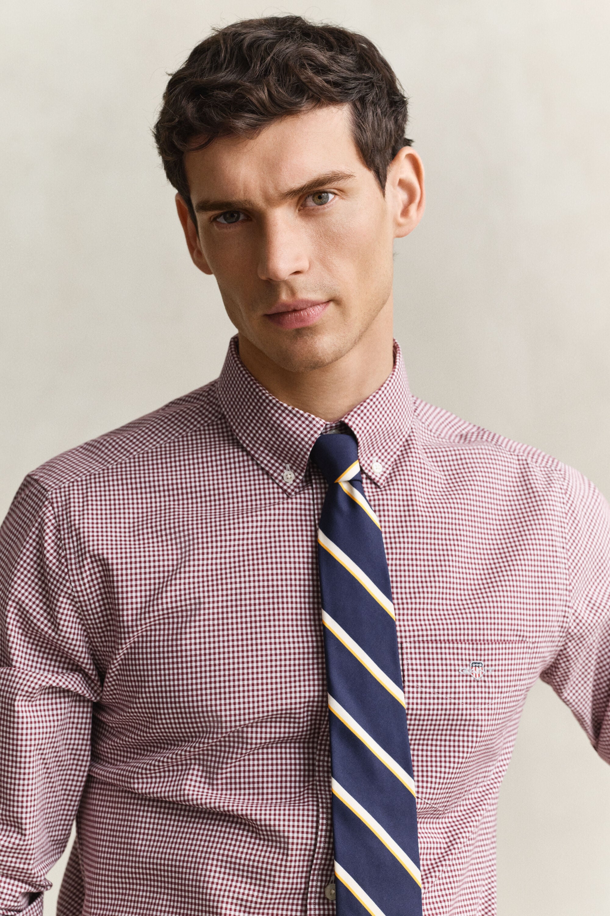 Camisa em popelina Gingham Classic