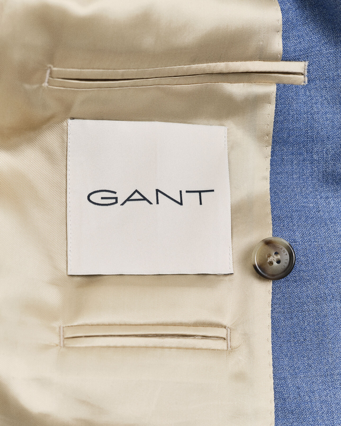 Casaco de fato em lã mouliné regular fit