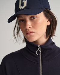 Vestido desportivo com meio fecho